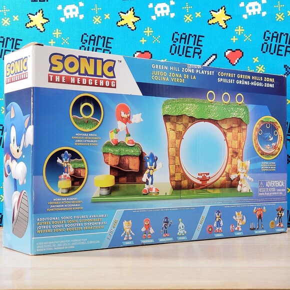Sonic The Hedgehog GREEN HILL ZONE 10 Piece GO SEGA 2020 Playset Jakks Pacific - Picture 5 of 10